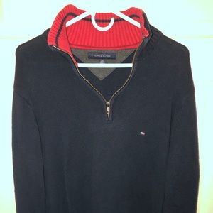 Tommy Hilfiger quarter zip pullover sweater